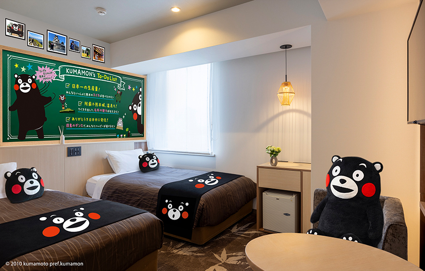 쿠마몬 콜라보 룸 이미지
