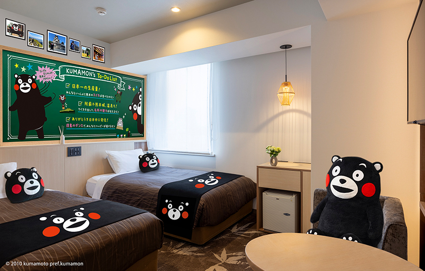 쿠마몬 콜라보 룸 이미지